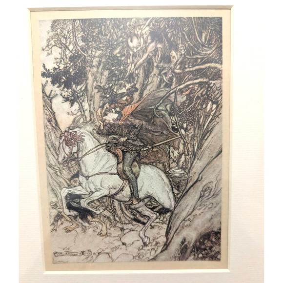 Arthur Rackham Undine 1909 Original Print - Picture 2 of 5
